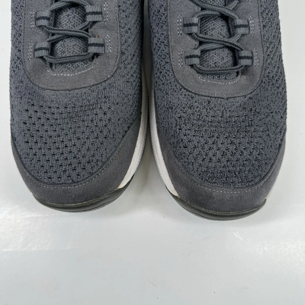 Orthofeet Lava Stretch Knit Men's US 11.5D Dark Grey Orthopedic Walking Sneakers